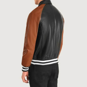 Marque de distributeur personnalisée Vestes en cuir à la mode pour hommes/Service OEM Vestes en cuir à la mode pour hommes pour adultes - Product Image 2