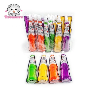 Bolsas coloridas <span class=keywords><strong>de</strong></span> gelatina afrutada en forma <span class=keywords><strong>de</strong></span> botella con diseño exprimible, sabores surtidos - Product Image 3