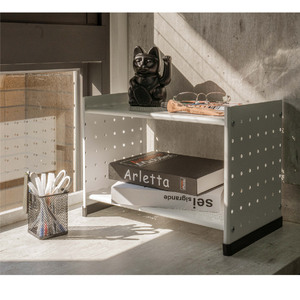 Estantería moderna de acero blanco, varias combinaciones para muebles para el hogar, sala de estar, dormitorio, Salón Escolar, estanterías de hierro duraderas - Product Image 2