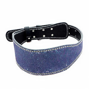 Genuine Leather Glitter Heavy Duty Weightlifting <b>Belt</b> for Training Breathable Non-Slip Fitness Wear - Product Image 4