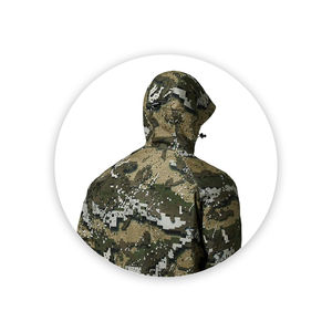 Veste de chasse à coquilles souples de haute qualité personnalisée pour hommes multicolore vestes de chasse d'hiver en toile imperméable et respirante pour l'extérieur - Product Image 6