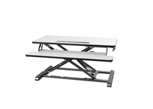 Modern Height Adjustable Tabletop Pneumatic Riser Office Home Sit Standing Workstation <strong>Desk</strong> Converter - Product Image 3