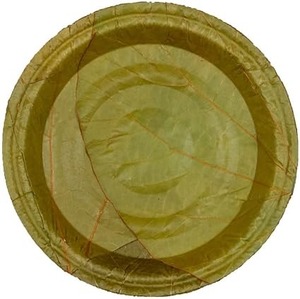 Indian Disposal Palash Leaf Plates Indian Organic Plate Sal Leaf Plaques jetables | Plaques de feuilles naturelles | Plaques biodégradables - Product Image 6