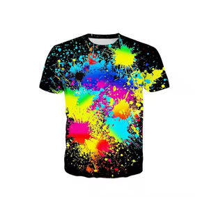 Camiseta de hombre 100% poliéster sublimación camiseta impresión personalizada en blanco sublimación camisetas para hombres precio al por mayor - Product Image 2