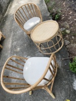 Meilleur prix pour une chaise de salle à manger moderne en rotin naturel pour la maison, l'appartement, la chambre, l'hôtel ou la villa, Vietnam G51