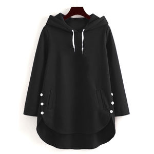 <b>Zip</b> <b>up</b> <b>Crop</b> Casual <b>Hoodies</b> Sweatshirt Fashionable Plus Size Design Front for Winter Sale Drop-shoulder, hodies for woman - Product Image 5