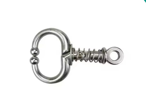 Support de bague nasale vétérinaire homologué CE, professionnel, en acier inoxydable, ensemble d'instruments de classe I 3 pièces, manuel, sécurité MOL, BYSERGLAB - Product Image 1