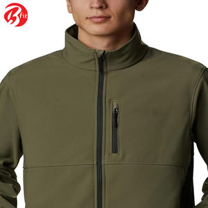 Offre Spéciale Veste Softshell d'Hiver de Meilleure Qualité pour Hommes Conception de Logo Personnalisé à Col Montant - Product Image 2