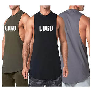 Men's Comfortable Lightweight Quick Dry Sleeveless <b>Muscle</b> Tank Gym Singlet Stringer <b>Vest</b> for Training Fitness Running Size XL - Product Image 5