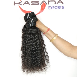 100% Remy cuticule alignée vierge couleur naturelle Extensions de cheveux humains vietnamiens fabricants de cheveux indiens à vague profonde traités - Product Image 3