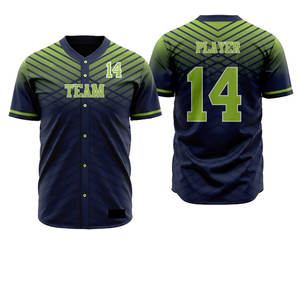 Uniformes de baseball personnalisés de haute qualité 2026, meilleurs uniformes de sport, impression par sublimation, design personnalisé, options de tailles plus grandes, prix bas - Product Image 6