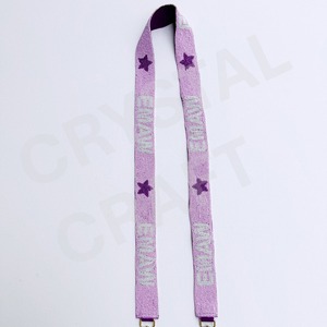 Customized <b>White</b> Gold Seed Bead Bag Straps Teach Star Design Beaded <b>Purse</b> Strap for Bags Fashion Accessories - Product Image 3