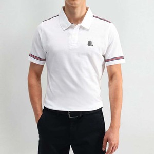 Chemises polo décontractées pour hommes, coupe classique, streetwear, 100% fibre de bambou, tissu jersey respirant, manches courtes, couleur unie - Product Image 1