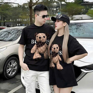 Camiseta chica máquina algodón moda lavable cada uno en bolsa de polietileno hecho en Vietnam fabricante cuello redondo Mujer camiseta - Product Image 3