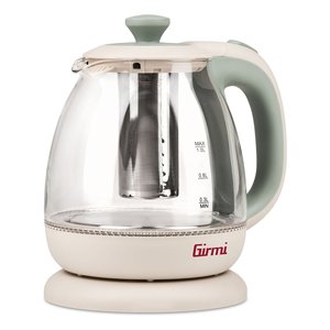 Girmi กาต้มน้ำไฟฟ้า1L 1100W BL4105ครีมและชาเขียว - Product Image 1