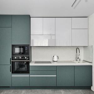 Gabinetes de cocina de <span class=keywords><strong>aluminio</strong></span> modernos Gabinetes de almacenamiento ignífugos ecológicos en forma de L para cocina-Anticorrosión <span class=keywords><strong>Bajo</strong></span> mantenimiento - Product Image 3