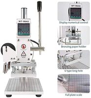 Machine de Pressage à Chaud pour Estampage, Moule de Bricolage pour Tampon à Chaud, Estampeuse à Chaud, Machine à Estamper le Cuir, Machine Électrique de Marquage à Chaud