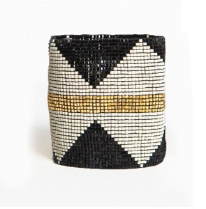 Pulsera de bordado de cuentas hecha a mano india con diseño de cuentas de semillas Pulseras de bordado de cuentas de semillas de diseño personalizado para regalos - Product Image 2