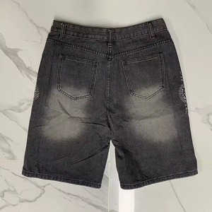 Dernière collection de shorts en jean pour femmes, shorts tendance, pantalons amples en jean bleu clair pour femmes - Product Image 4