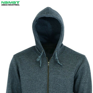 Sudadera con capucha y cremallera completa de fibra densa para hombre, para correr al aire libre, entrenamiento, ejercicio, ropa deportiva. - Product Image 2