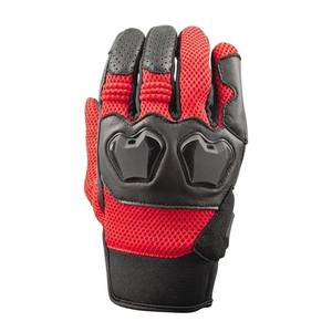 Air Vented Leather & Mesh Textile Winter Custom Motorbike Gloves Grey Black Motorcycle Auto Racing Wear Unisex - Product Image 5