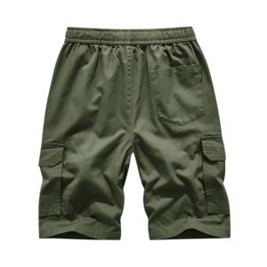 Bermudas chinas de algodón de felpa francesa transpirables de verano para hombre, ropa de calle con cierre de cordón de alta calidad - Product Image 4