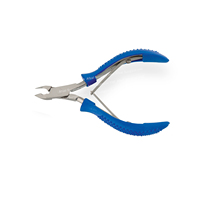 Coupe-cuticules professionnel en acier inoxydable Nghia Nipper à mâchoires complètes pour manucure et pédicure, idéal pour les cuticules épaisses et les ongles.