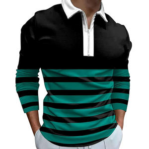 Vente en gros Polyester Stretch Designers Chemise polo de golf unie vierge Chemise polo à revers avec broderie uniforme et logo personnalisé - Product Image 6