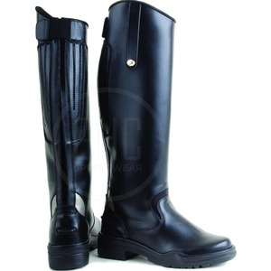 Botas de montar largas de alta calidad Botas de montar a caballo al por mayor Botas de montar a caballo de cuero más vendidas hechas en Pakistán - Product Image 2