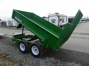 Remolque de descarga hidráulica de alta capacidad 5X10 Entrega rápida para una fácil carga Descarga Componentes de núcleo de motor de engranaje de materiales pesados - Product Image 4