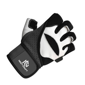 Gants d'haltérophilie avec logo personnalisé professionnel pour hommes Gants de fitness en cuir fabriqués en usine avec un nouveau design - Product Image 3