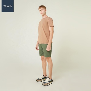เสื้อยืด unisex สีฟ้าอ่อนแบบสั่งทำ100% แหวนผ้าฝ้ายปั่นหวีสไตล์เรียบ0556ทำในประเทศไทย - Product Image 3