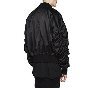 Design personnalisé 2024 Vente en gros fermeture éclair Streetwear personnalisé blouson aviateur pour hommes surdimensionné vêtements décontractés Blouson aviateur - Product Image 2