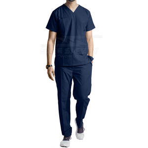 เครื่องแบบสครับทางการแพทย์สำหรับผู้ชายเครื่องแบบสครับทางการแพทย์ขนาดพิเศษน้ำหนักเบาผลิตตามสั่ง - Product Image 3