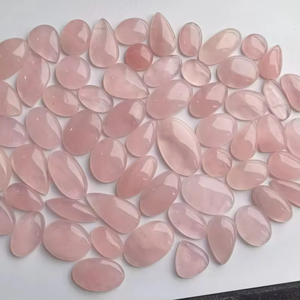 Quartz rose très rare, cabochon en quartz rose, pierre en quartz rose, pierre précieuse en vrac, lot de bijoux, pierre précieuse polie pour la vente en gros - Product Image 3