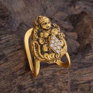 Anillo de Plata con Incrustaciones de Cobre y Aleación de Latón, Diseño Geométrico Vintage, Modelo 180427, Ideal para Regalo Cristiano - Product Image 3