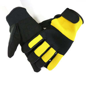 Venta de guantes de trabajo mecánicos, guantes de seguridad a granel para trabajos mecánicos, guantes de conducción de trabajo de cuero de oveja y cabra - Product Image 2