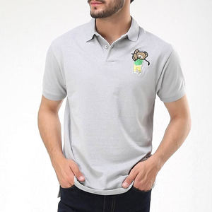 Alta calidad Simple verano gran oferta Golf Polo hombres camiseta tela de seda bordado Logo ODM suministro al por mayor - Product Image 1