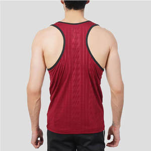 เสื้อกล้ามระบายอากาศได้ดีสำหรับผู้ชายเสื้อฟิตเนสสีแบบลำลองสำหรับฟิตเนส - Product Image 2