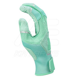 Gants de frappeur de baseball robustes de couleur unie Gants de frappeur de baseball pour adultes de marque privée - Product Image 4