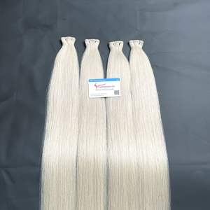 Venta al por mayor 100% Extensiones de cabello humano virgen Remy vietnamita Venta flash disponible en stock para cabello de trama Genius - Product Image 3
