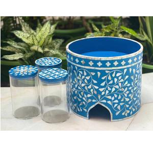 Indian Manufacture Handcrafted Mother of Pearl Inlay <b>Cake</b> <b>Stand</b> <b>for</b> Wedding and Luxury Dessert Display Available <b>for</b> <b>Sale</b> - Product Image 3