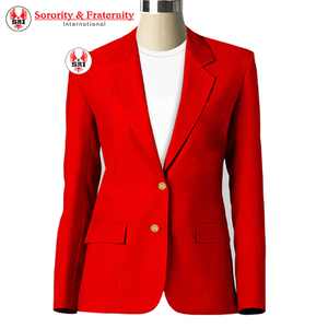 Blazer personnalisé en coton et polyester brodé Delta Sigma, veste de fraternité de haute qualité, blazer respirant pour hommes grecs, sororité - Product Image 1