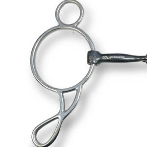 Apto Enterprises AE-12303 Mors Wonder en acier inoxydable de 5 pouces avec embout en fer doux de 5 pouces pour un contrôle équestre et un confort de qualité supérieure - Product Image 5