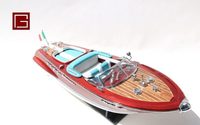 Décoration d'intérieur en bois style nautique RIVA AQUARAMA rouge peint, design personnalisé approuvé par le fabricant Gia Nhien, faible MOQ