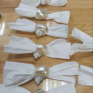 ที่ใส่ผ้าเช็ดปากทำมือจากหญ้าทะเล ตกแต่งโต๊ะสไตล์บ้านไร่แบบเรียบง่าย สำหรับงานอีเว้นท์ ปาร์ตี้ ร้านอาหาร และรับประทานอาหารที่บ้าน เวียดนาม - Product Image 1