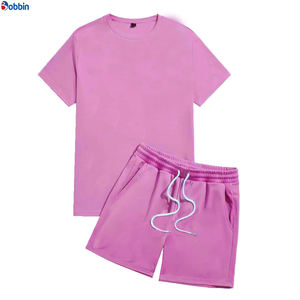 Conjunto de Pantalones Cortos de Algodón con Logotipo Personalizado Unisex, Conjunto Moderno, Nueva Llegada, Conjunto Deportivo Personalizado para Hombre, Talla Grande, Sudadera Corta y Pantalones Jogger - Product Image 5