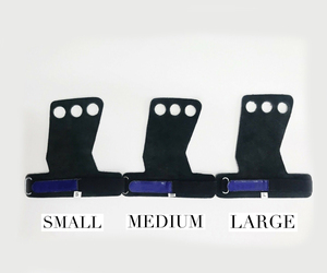 Gymnastics Hand Grip Wholesale Custom Leather Hole Plam Protector <b>Trainer</b> Pull Up PU Leather Hand Grips Weightlifting - Product Image 3