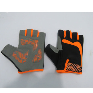 Unisex Custom Half-Finger Leather Fitness Gloves Home Use Sports Cycle Gloves - Product Image 6