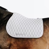 Tapis de selle équestre de haute qualité en cuir doublé de polaire, doux, pour le dressage et le saut d'obstacles, pour l'équitation
